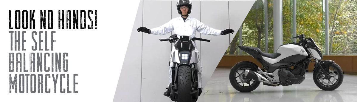 Look no hands! Honda's self balancing bike